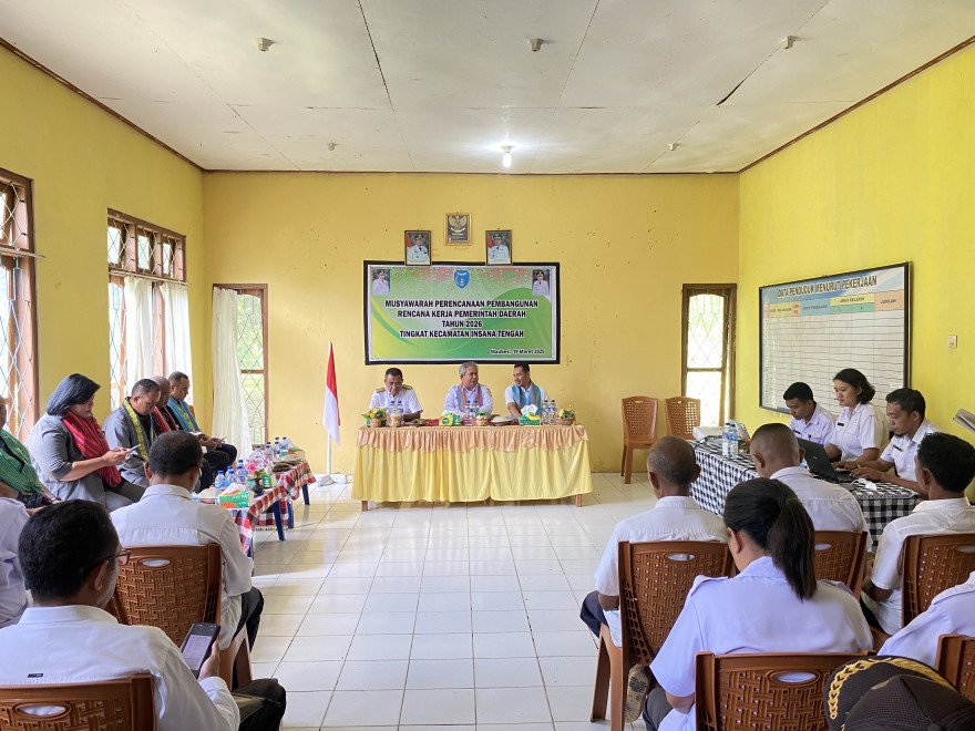Buka Musrenbang Kecamatan Insana Tengah,Asisten II Menyampaikan Pesan Penting dari Bupati TTU