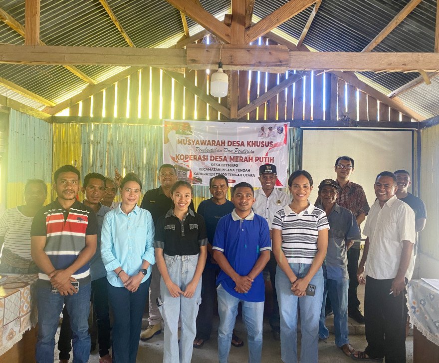 PEMBENTUKAN KOPERASI DESA MERAH PUTIH DESA LETMAFO