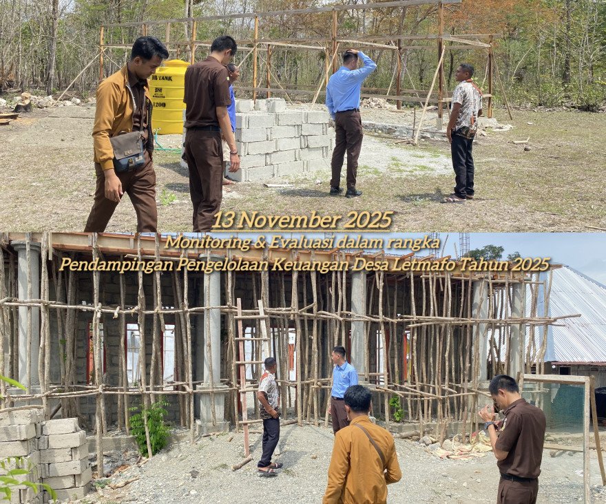 KEJAKSAAN NEGERI TTU MELAKSANAKAN MONITORING & EVALUASI PENDAMPINGAN PENGELOLAAN KEUANGAN DESA LETMAFO TAHUN 2025